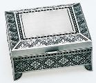 JEWEL BX SQ 4' LEAF PEWT FIN