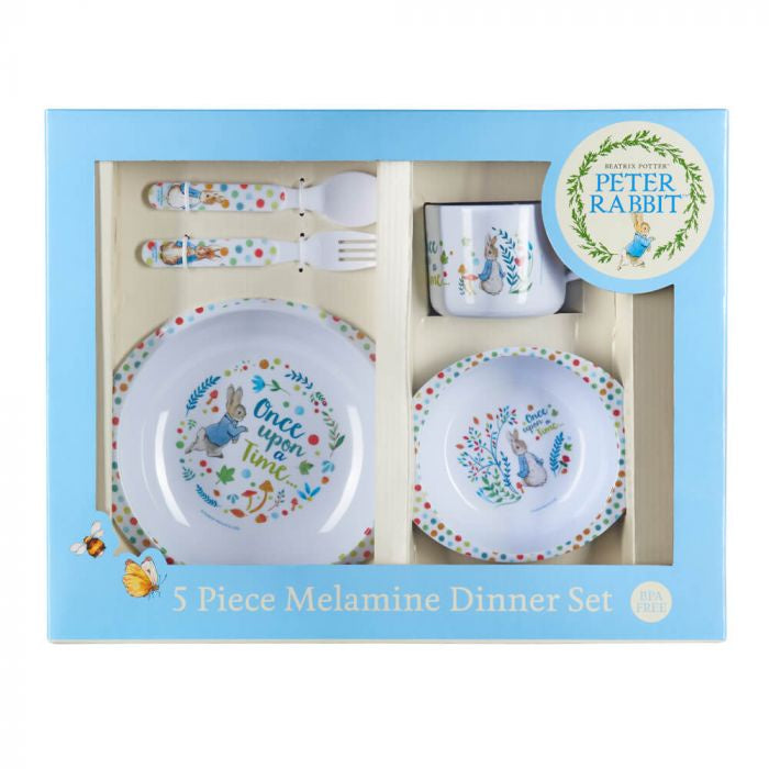 5pc Dinner Set - Classic Peter Rabbit