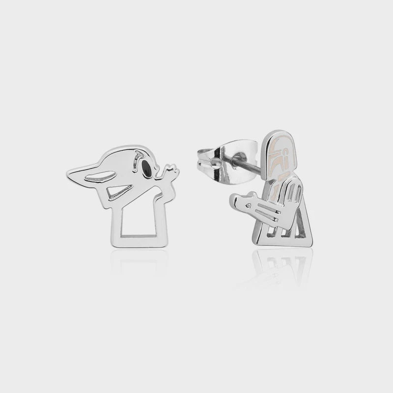 The Mandalorian & Grogu Mix-Match Stud Earrings