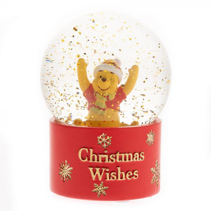 Winnie The Pooh Christmas: Snow Globe Pooh 'Christmas Wishes'