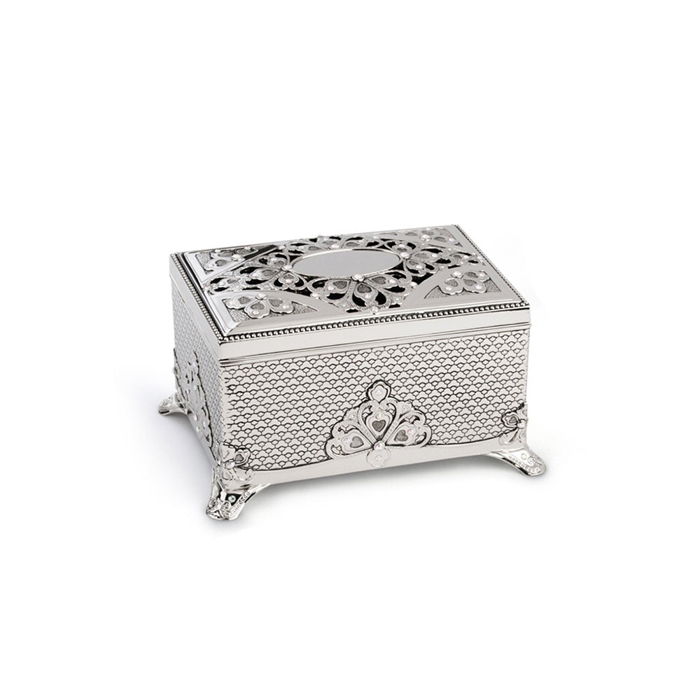 IMPERIAL MUSICAL JEWELLERY BOX  WITH STONES