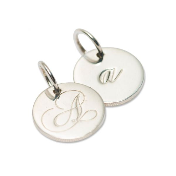 Silver Petite Initial A* 3190A
