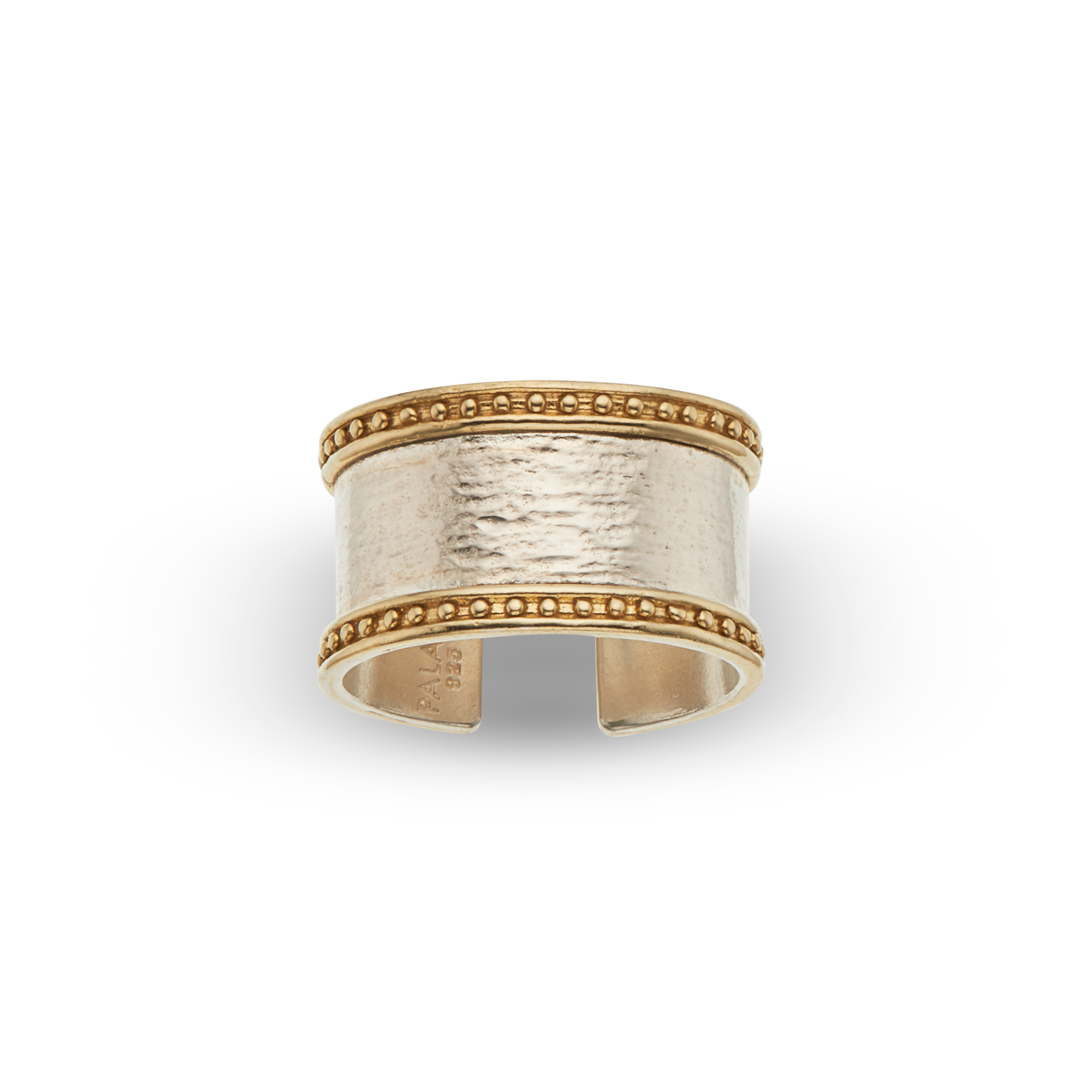 Silver and Brass Electra Ring Adjustable 3908
