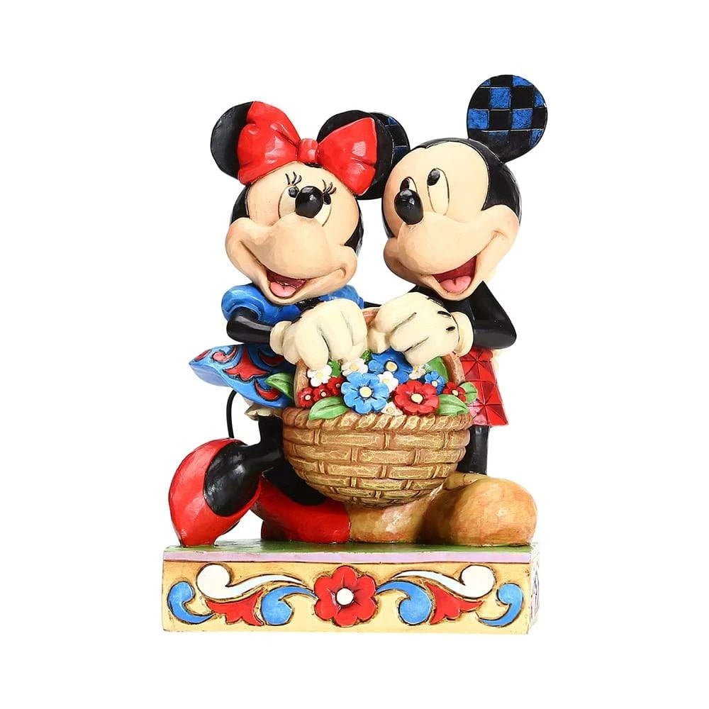 Love n Bloom - Mickey & Minnie With Basket Disney