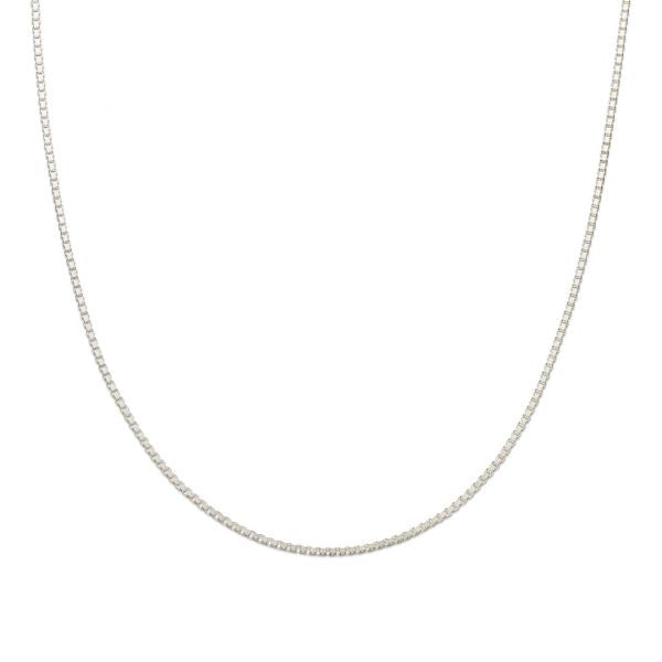 Silver Box Chain 95cm 3241