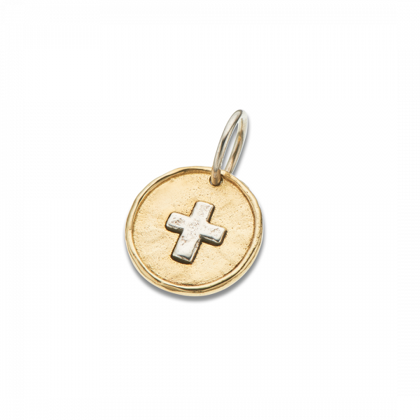 Silver and Brass Mr Cross Charm 4058