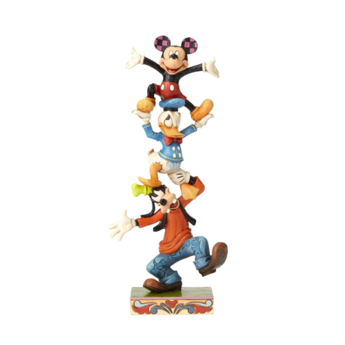 Goofy Donald and Mickey Teetering Tower