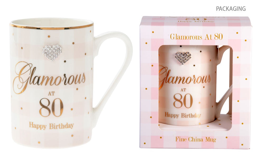 Mad Dots 80th Birthday Mug