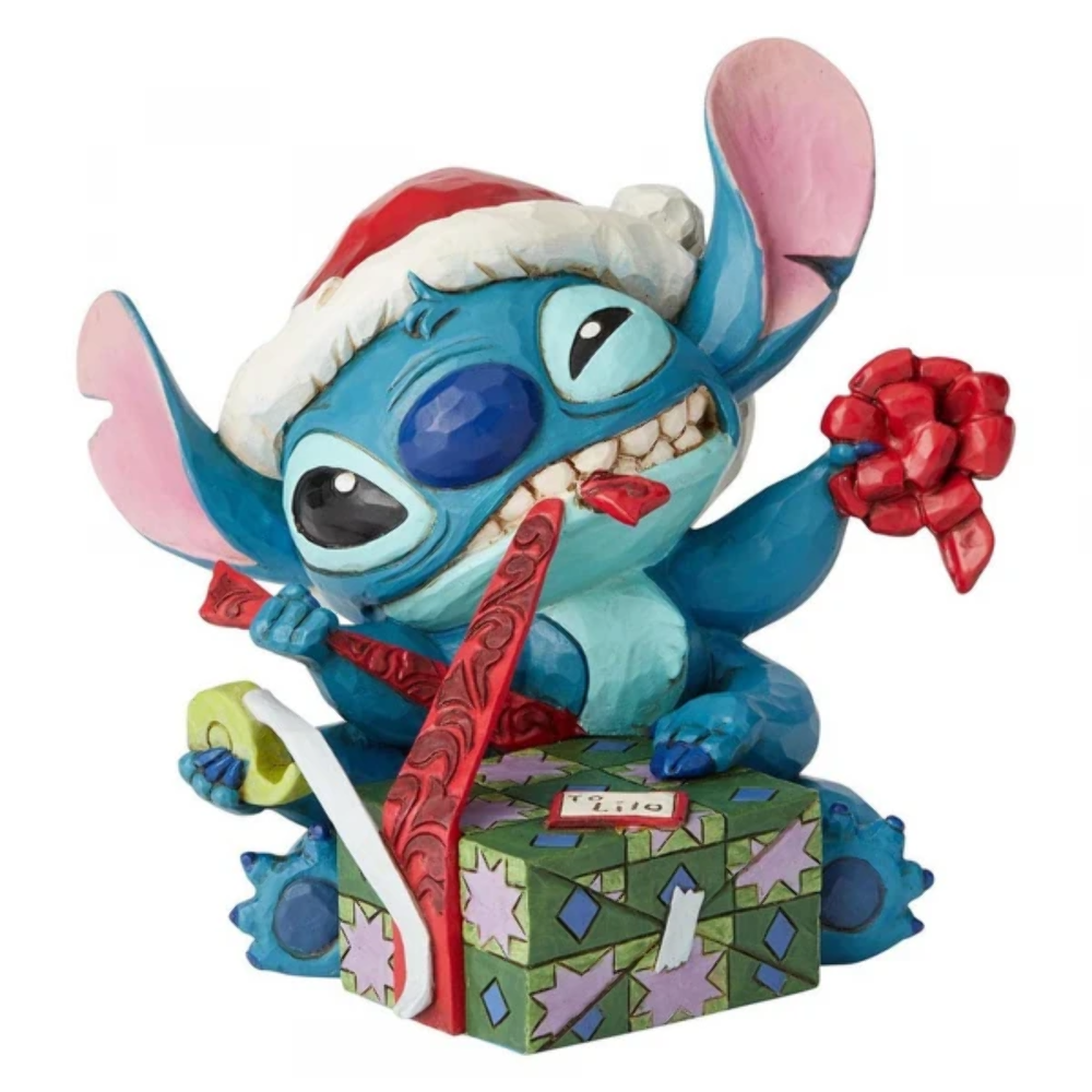 Stitch with Santa Hat, Bad Wrap