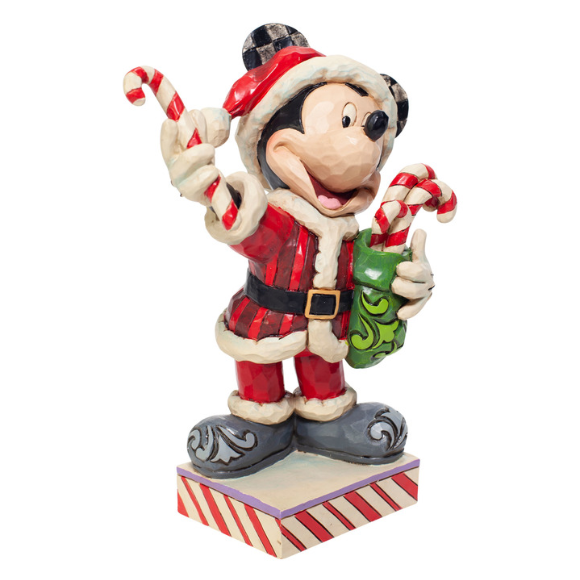 Santa Mickey with Candy Canes