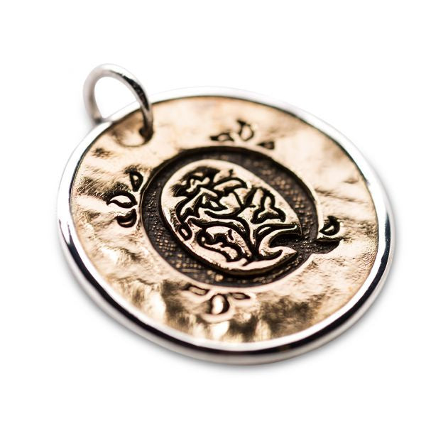 Silver And Bronze Script Initial Q 1050q