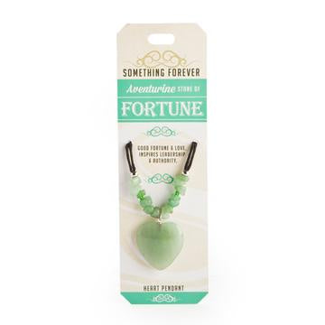 Aventurine - Fortune - Heart Pendant