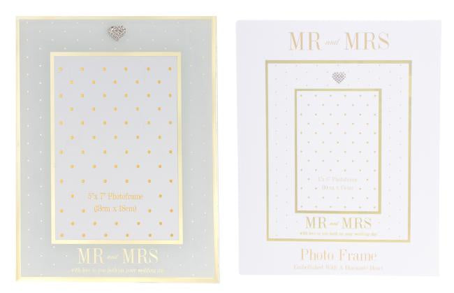 Mad Dots Mr & Mrs Frame 4x6
