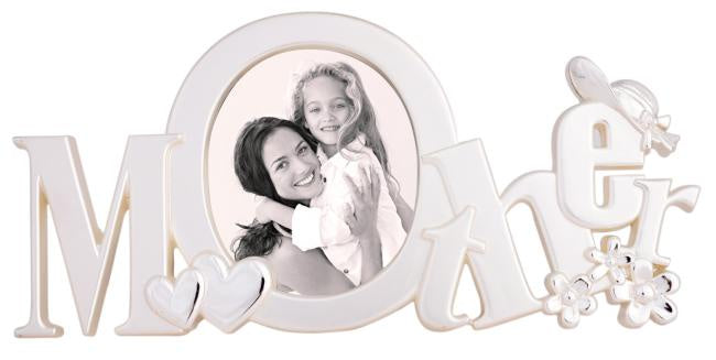 Silver Words Mother Frame 3x3