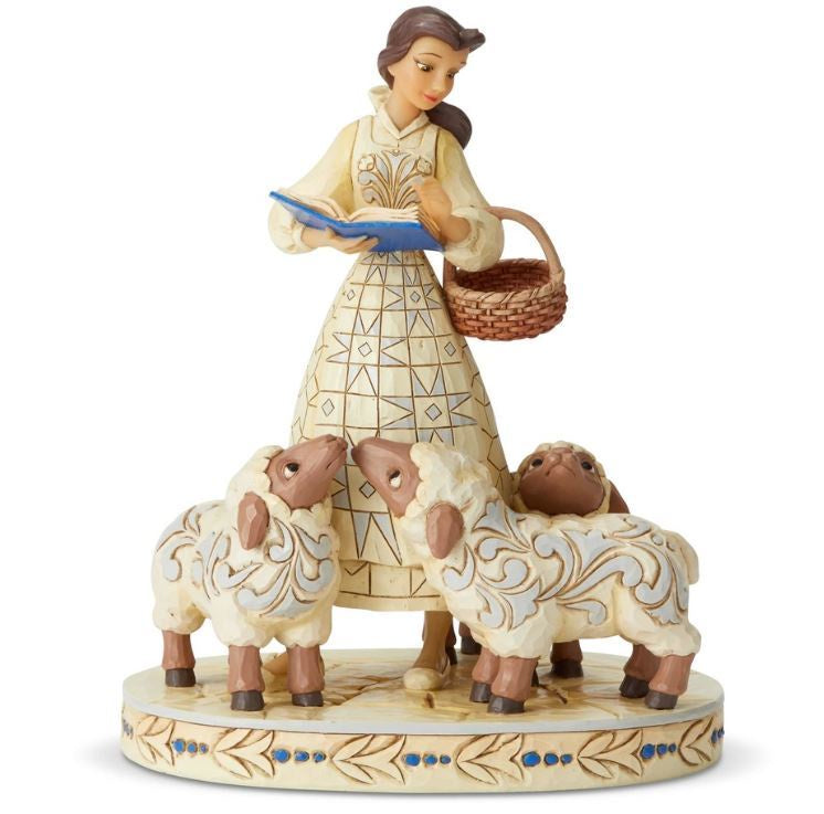 Belle White Woodland Bookish Beauty Figurine