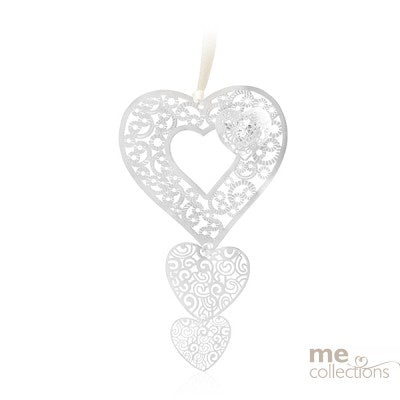 Three Hearts - Silver