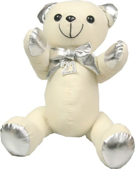 21st Sign Bear - Silver