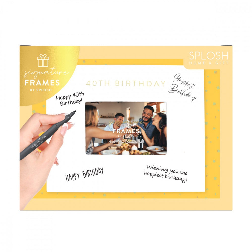 40 Signature Frame