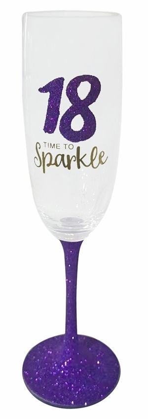 Sparkle Flute Glass